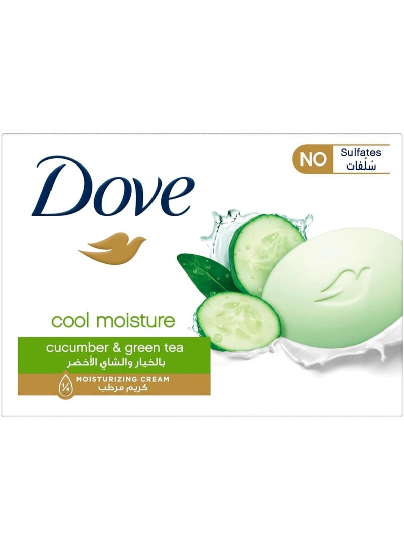 Dove Cool Moisture Cucumber and Green Tea, 125 gm x4pcs - Image 2